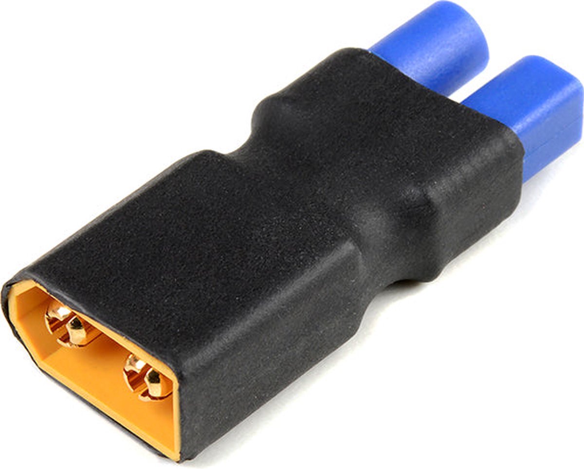   - Power adapterconnector - XT-60 connector man. <=> EC-3 connector vrouw. - 1 st
